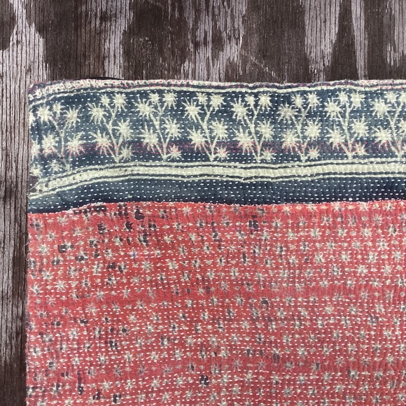 NEW vintage Anthropologie KANTHA pillow COVER case - Picture 4 of 4